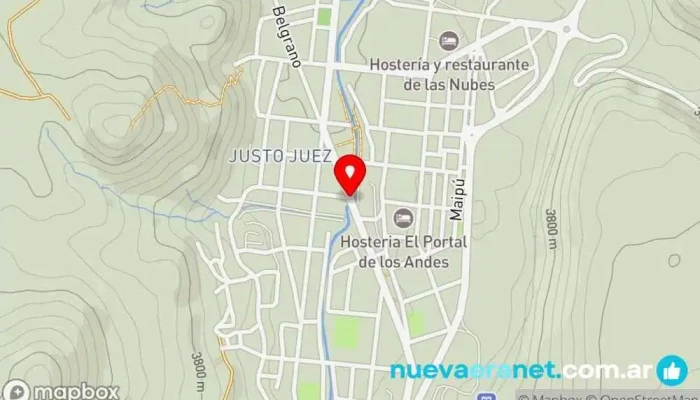 mapa de 40 viviendas MzB54 casa 12 Pastelería en San Antonio de los Cobres