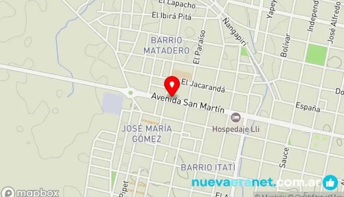 mapa de Abuelo Lala Panadería en Mercedes