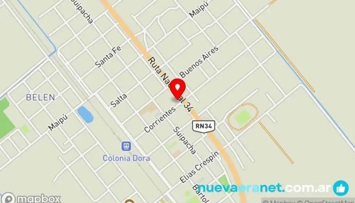 mapa de Achalay Hogar Tienda de artículos para el hogar en Santiago del Estero