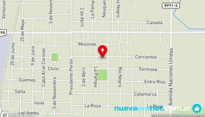 mapa de Adriana House Servicio de cuidado de viviendas en Tostado