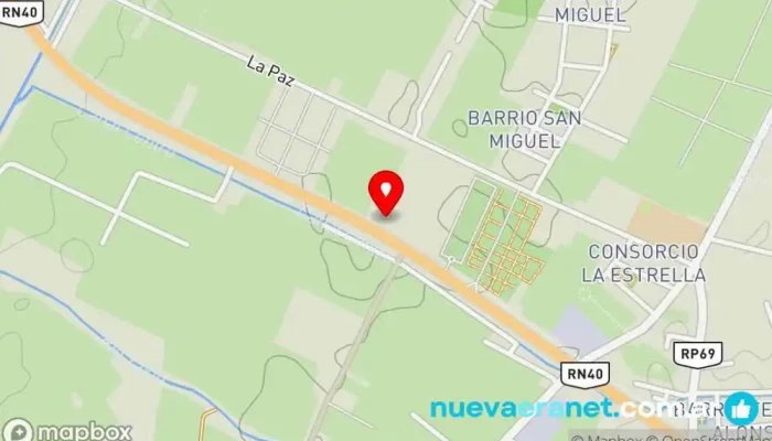 mapa de Aires de albardon Urbanización en Albardón