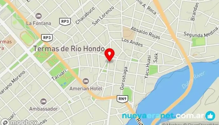 mapa de Alelí - Casa de té y café Cafetería en Termas de Río Hondo
