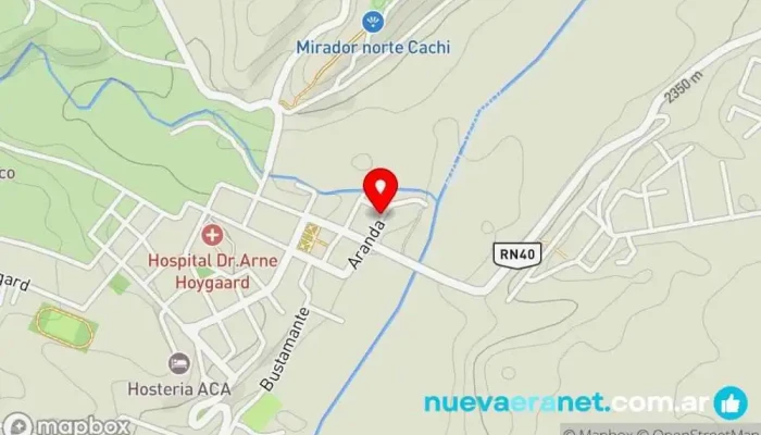 mapa de Alfajores Cacheños Tienda de postres en Cachi