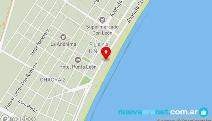 mapa de Alfonsina Pastelería en Playa Union