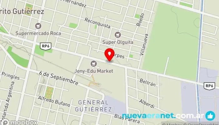 mapa de Alicia Panadería y Confitería Panadería en Maipú