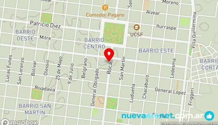 mapa de Allegra Home - Casa Central Reconquista Tienda de artículos para decoración en pastelería en Reconquista