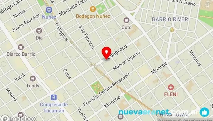 mapa de Alma Bakery Panadería en Cdad. Autónoma de Buenos Aires