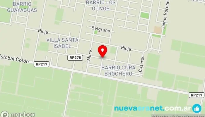 mapa de Almacén San Expedito Tienda general en Caucete