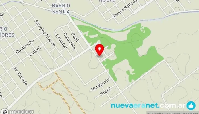 mapa de Alojamientos Lissi  en Paso de la Patria