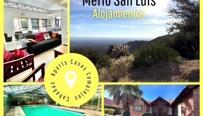 Alojamientos Merlo San Luis -    Cabanas Y Hoteles Del Propietario - Merlo