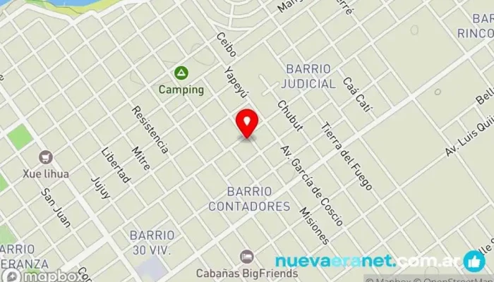 mapa de Alquiler Casa en Paso de la Patria Corrientes 