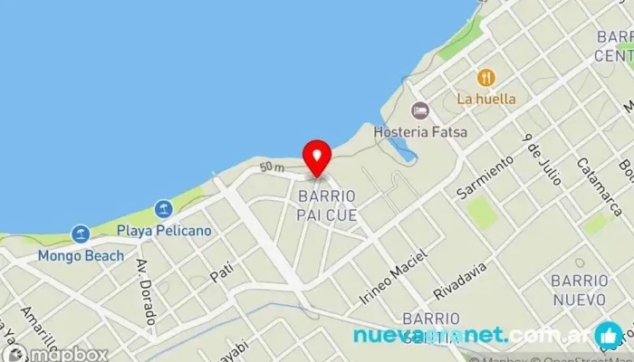 mapa de Alquiler de equipos de pesca Tienda de artículos de pesca en Paso de la Patria