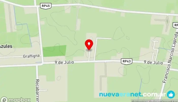 mapa de Alquiler San Juan Sierras Azules : casa Cefas  en Zonda