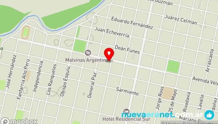mapa de Ambito Das S.A. - Casa Central Comercio en La Carlota