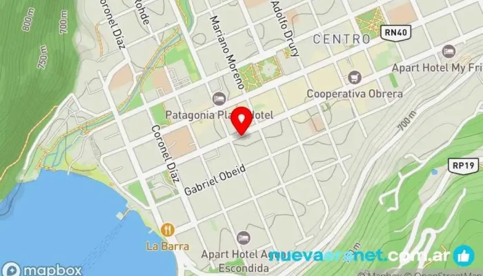 mapa de Aniscake Pastelería en San Martín de los Andes