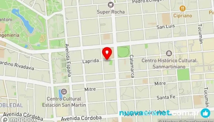 mapa de Ansilta San Juan Tienda de ropa, Comercio en San Juan