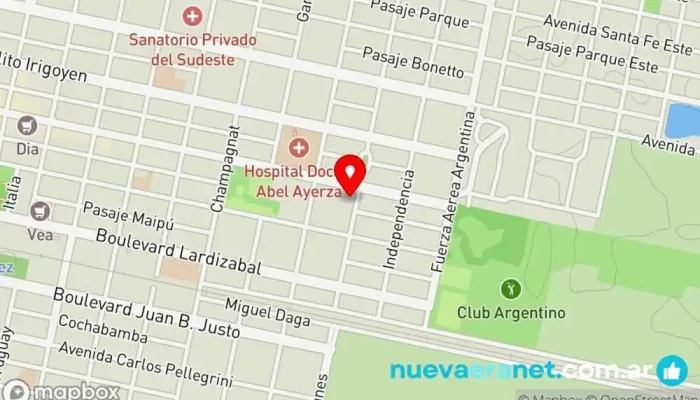 mapa de Antigüedades Rubén Tienda de antigüedades en Marcos Juárez
