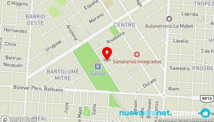 mapa de Antojos Panaderia Y Pastelería Panadería en ISB