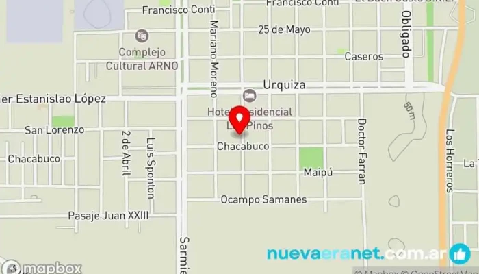 mapa de Apart 