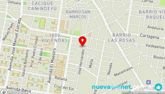 mapa de Arriola Panadería Panadería en Corrientes