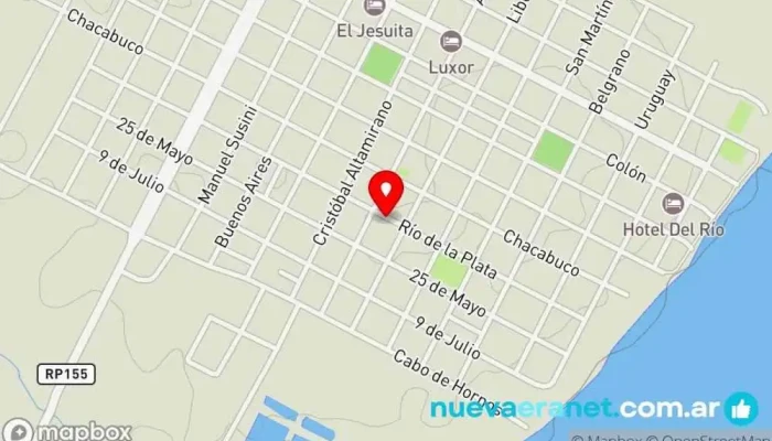 mapa de Asamblea Cristiana Iglesia en La Cruz