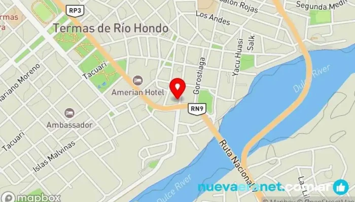 mapa de Auto Termas Repuestos Tienda de repuestos para automóviles en Termas de Río Hondo