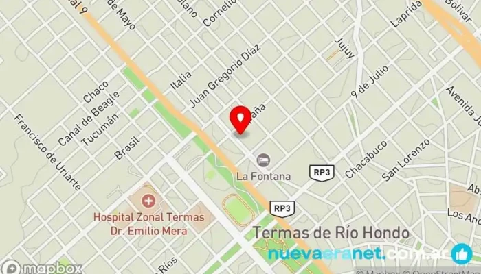 mapa de Autocentro Lizondo Tienda de repuestos para automóviles, Tienda de accesorios para automóviles en Termas de Río Hondo