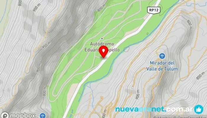 mapa de Autódromo Eduardo Copello 