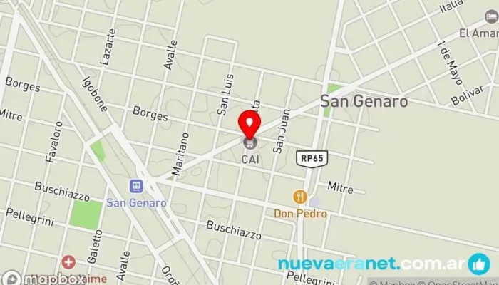 mapa de Autoservicio Cai Supermercado en San Genaro