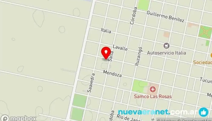 mapa de Auxilio/grúa Martin Casas Servicio de transporte en Las Rosas