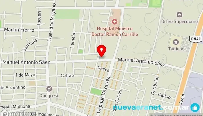 mapa de Baking Cakes Pastelería en Las Heras