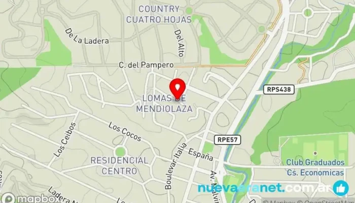 mapa de Barrio Lomas de Mendiolaza Asociación de residentes en Mendiolaza