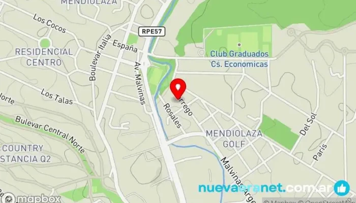 mapa de Barrio Mendiolaza Golf  en La Calera