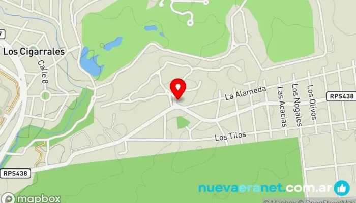 mapa de Barrio Molinos de Viento Urbanización en Mendiolaza