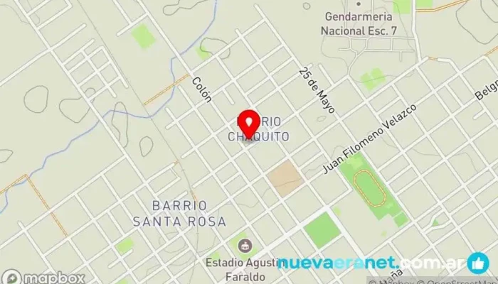 mapa de Bonamí Pastelería en Paso de los Libres