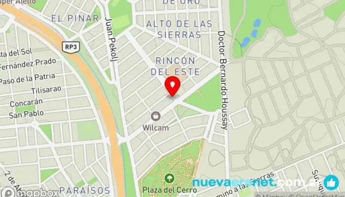 mapa de Box 10 Gimnasio en San Luis