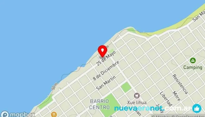 mapa de Brisas Del Río Agencia de alquiler de alojamientos para vacaciones en Paso de la Patria