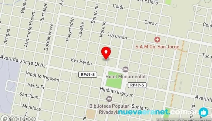 mapa de Brûlée Craft Bakery & Food Panadería en San Jorge