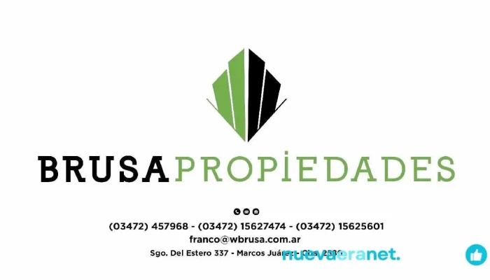 Brusa Propiedades -    Inmobiliaria   Alquiler Y Venta De Casas Departamentos Campo Y Terrenos Descuentos - Marcos Juárez
