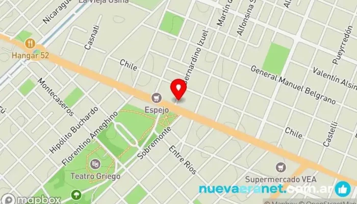 mapa de Bruto Panadería Cafetería en San Rafael