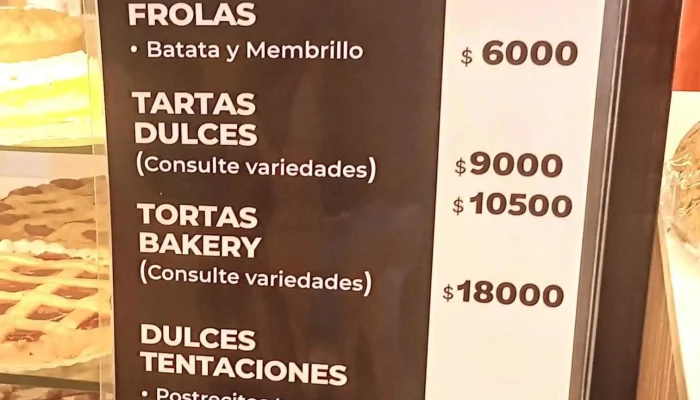 Buenos Aires Bakery -  Carta - Cdad. Autónoma de Buenos Aires