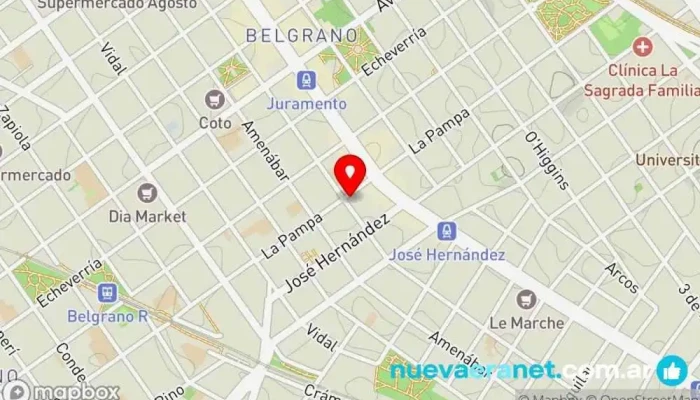 mapa de Buenos Aires Bakery Panadería en Cdad. Autónoma de Buenos Aires