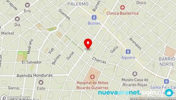 mapa de Buenos Aires Bakery Panadería, Pastelería en Cdad. Autónoma de Buenos Aires