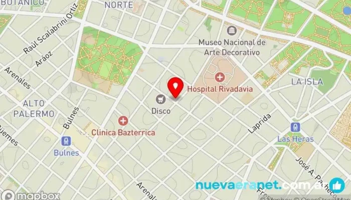 mapa de Buenos Aires Bakery Panadería, Cafetería, Pastelería en Cdad. Autónoma de Buenos Aires