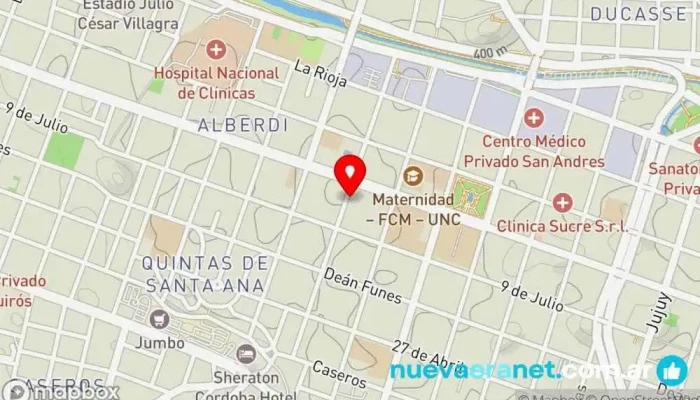 mapa de Buono Panini Panadería en Córdoba