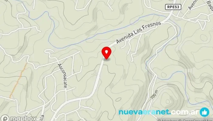 mapa de Cabaña El Descanso  en Agua de Oro