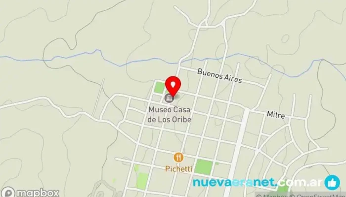 mapa de Cabaña Tatiana  en Achiras