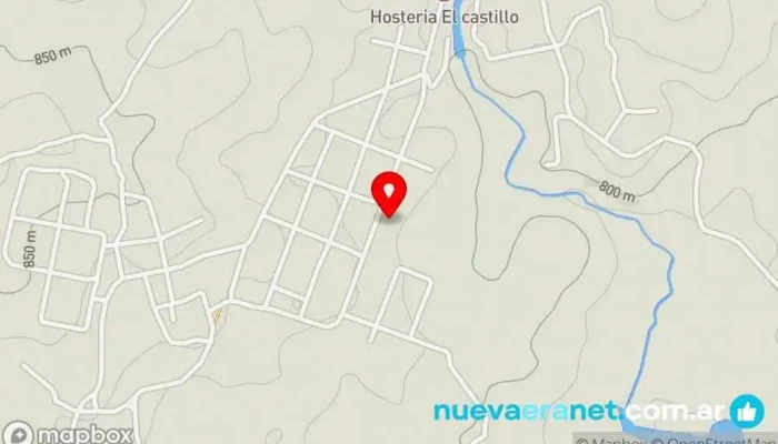 mapa de Cabañas Cajon de Piedra  en Achiras