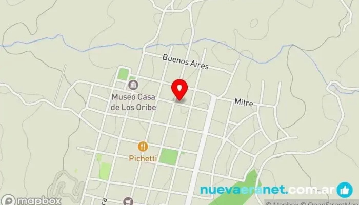 mapa de Cabañas Giordano Alojamiento de autoservicio, Alojamiento en Achiras