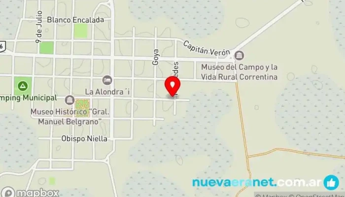 mapa de Cabañas Juan  en Concepción